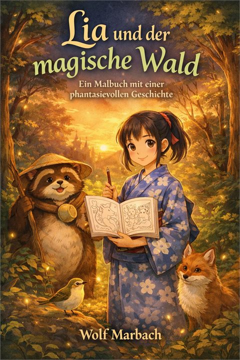 Buchcover: Lia und der magische Wald